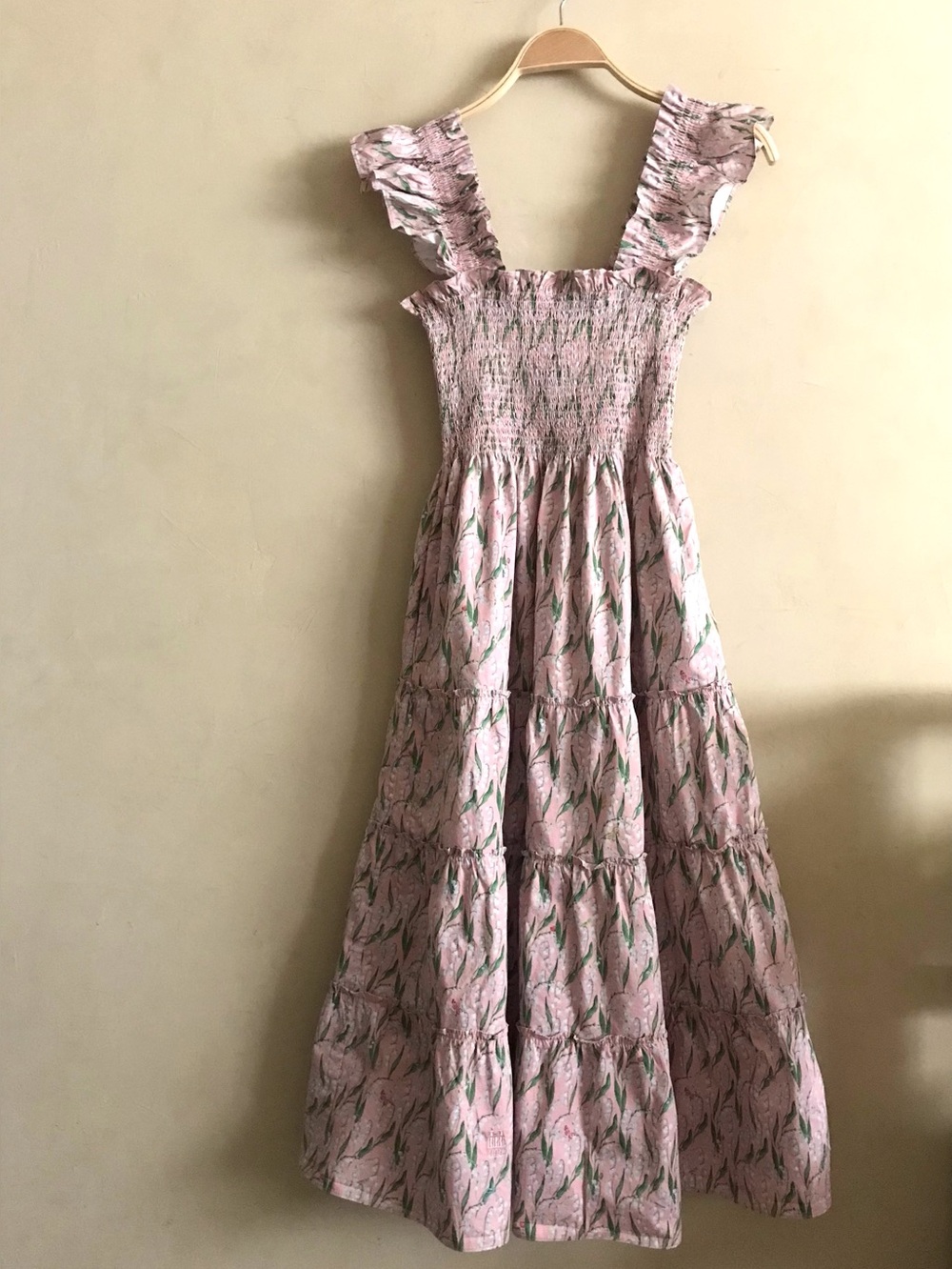 HILL HOUSE The Elite Nap Dress in Pink Floral - Picture 2 of 10